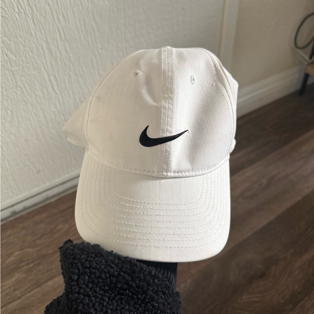 Nike White Cap with Dr Pepper Logo